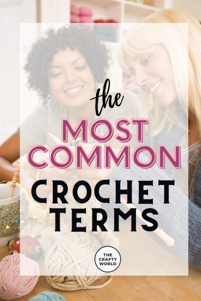 women learning crochet terms