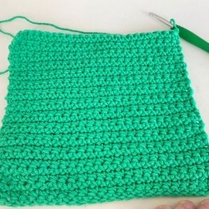 Single Crochet Stitch Swatch