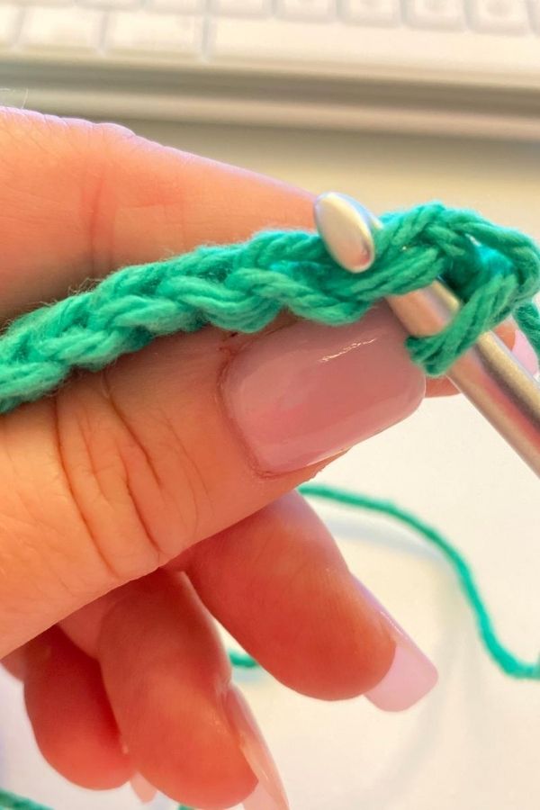 Stitching Into Row Of Single Crochet Stitches